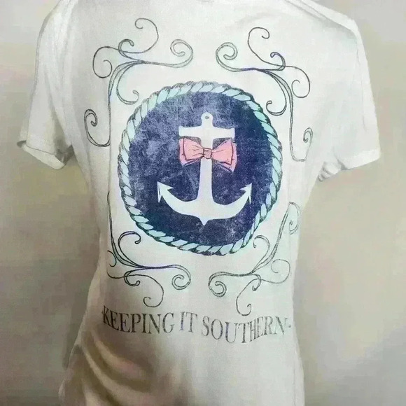 Red Camel women's v-neck tee size medium - Picture 3 of 7